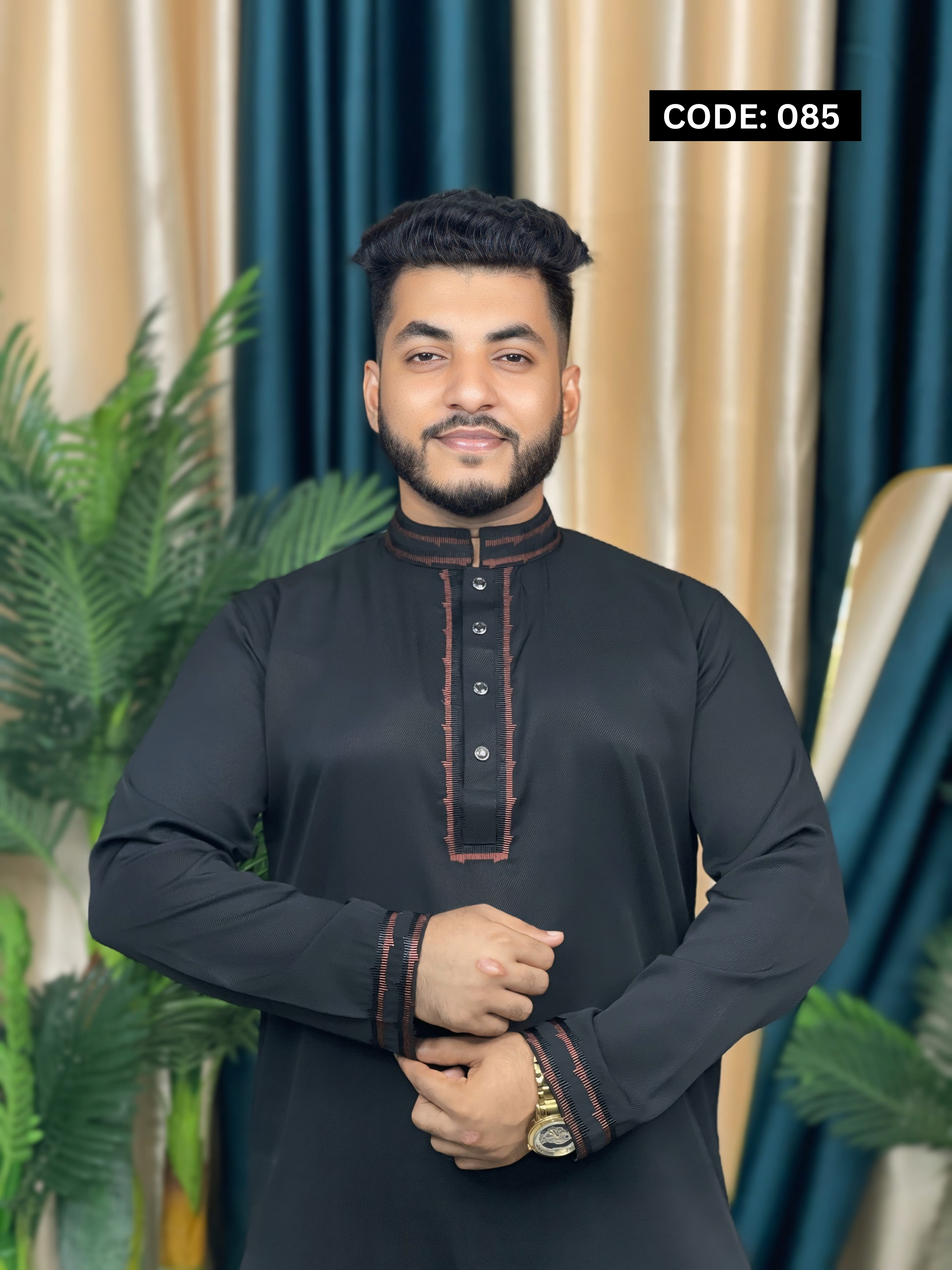অরিজিনাল ইম্পোর্টেড চেলি স্টিচ পাঞ্জাবী (Code: 085)